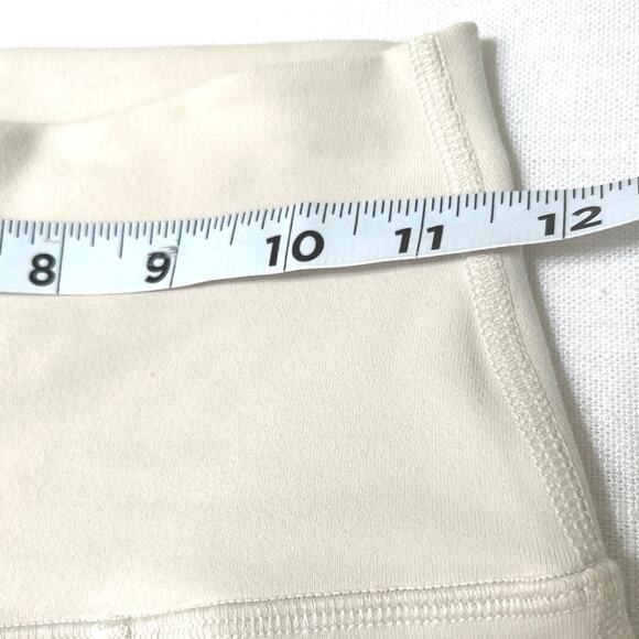 Alo yoga jogger high waisted ribbed knee and hem cropped leggings Size XS bone - Picture 6 of 11